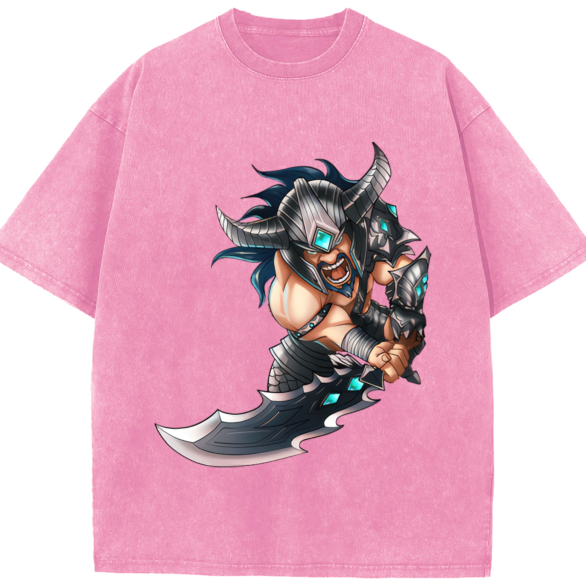 リーグ・オブ・レジェンド League of Legends LOL 綿100% ヴィンテージ風 半袖Tシャツ（フロントプリント）